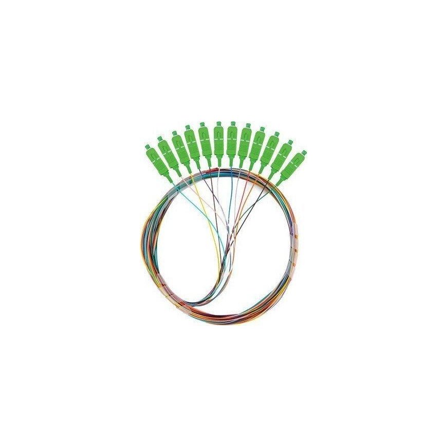 PIGTAIL FIBER SM SC/APC SEMI TIGHT 9/125 G657A1 12X2M MULTICOLOR LANBERG – 5
