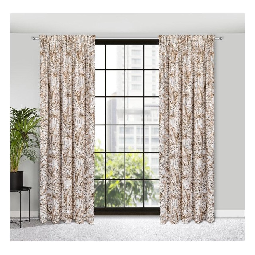 Eurofirany ZAS / SABA / B + BEIGE 140X270 T / SZEL – 2