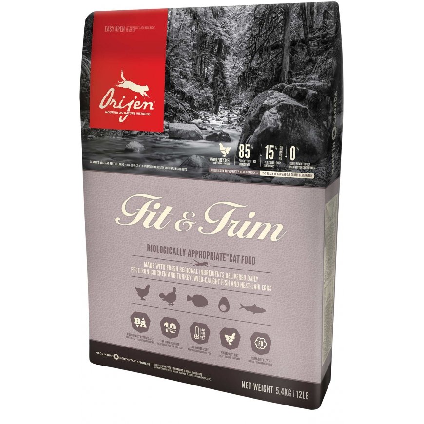 Orijen Fit & Trim cats dry food 1.8 kg Adult Chicken, Fish, Turkey