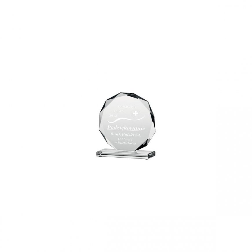 Tryumf Graviruotas stiklo trofėjus H19 cm – 2