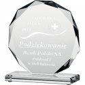 Tryumf Graviruotas stiklo trofėjus H19 cm