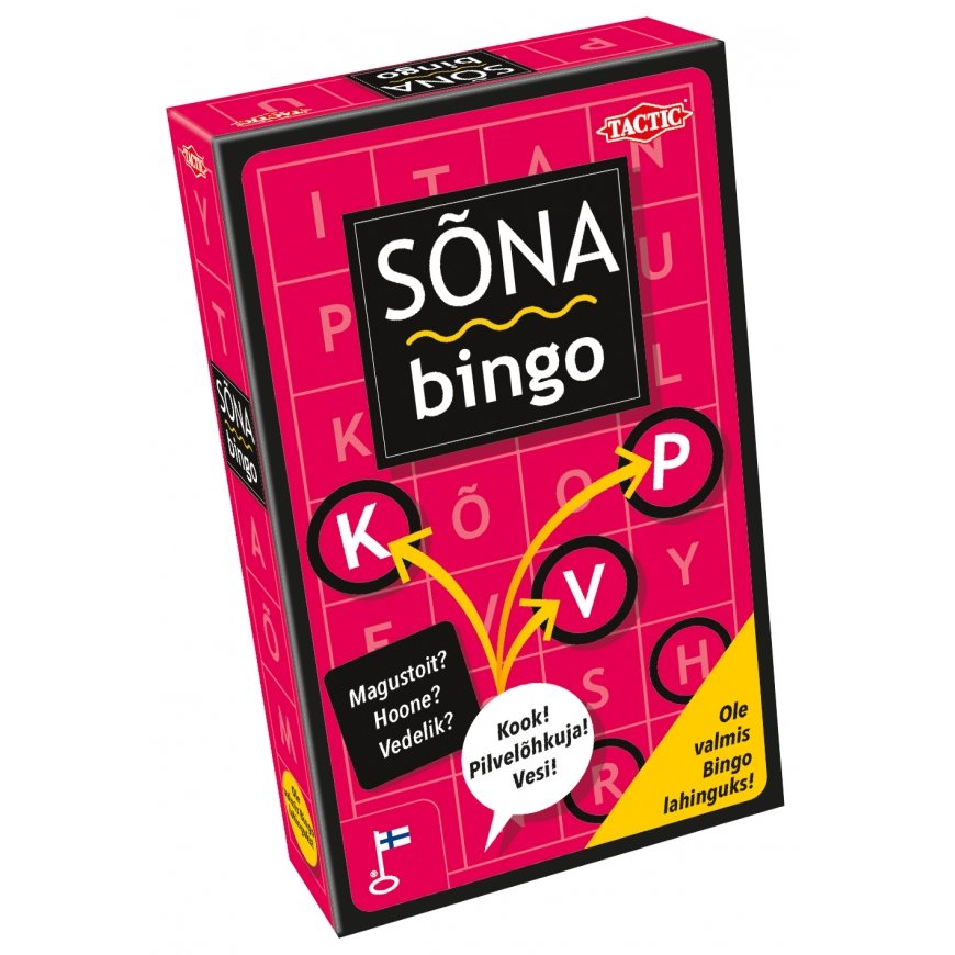 Tactic TRAVEL GAME Word Bingo