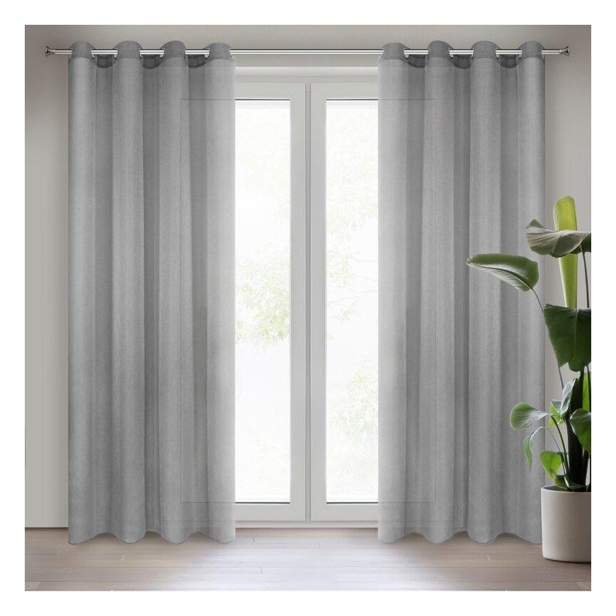 Eurofirany FIR / REBECCA / STAL 140X250 TRANS Dieninės užuolaidos – 5