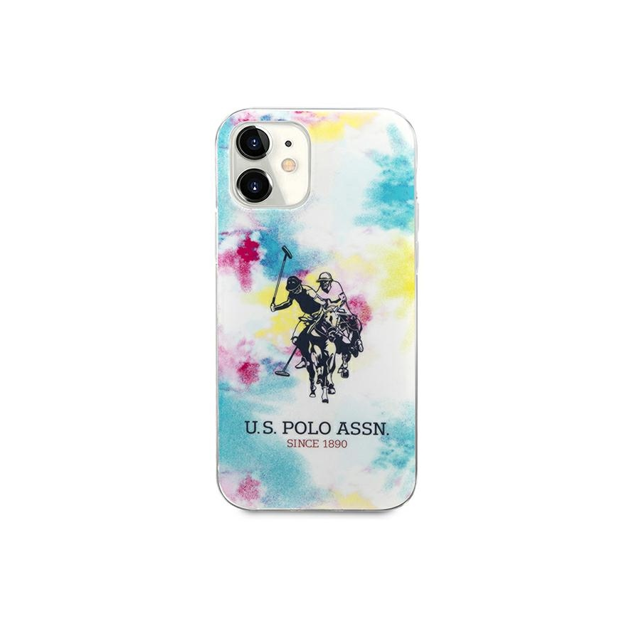 Case US Polo Assn US Polo USHCP12SPCUSML iPhone 12 mini 5.4 inch Multi Color Tie Dye Collection – 3