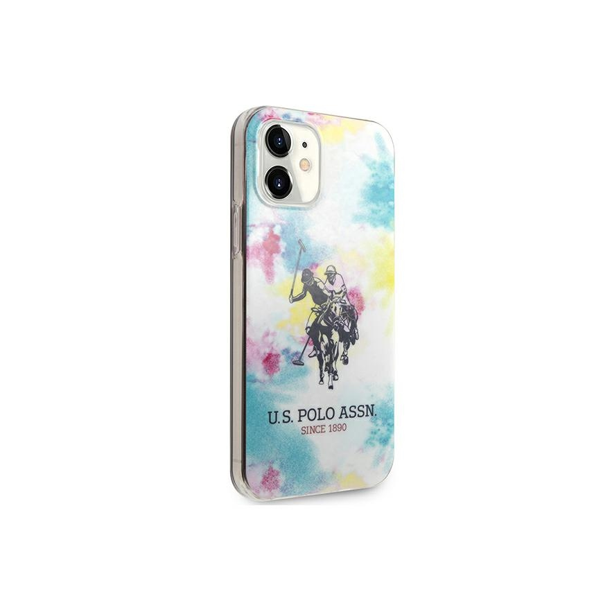 Case US Polo Assn US Polo USHCP12SPCUSML iPhone 12 mini 5.4 inch Multi Color Tie Dye Collection – 4