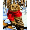 Beldizart SALE (Discontinued) Wizardi Painting by Numbers Kit Warm Scarf 40x50 cm L022
