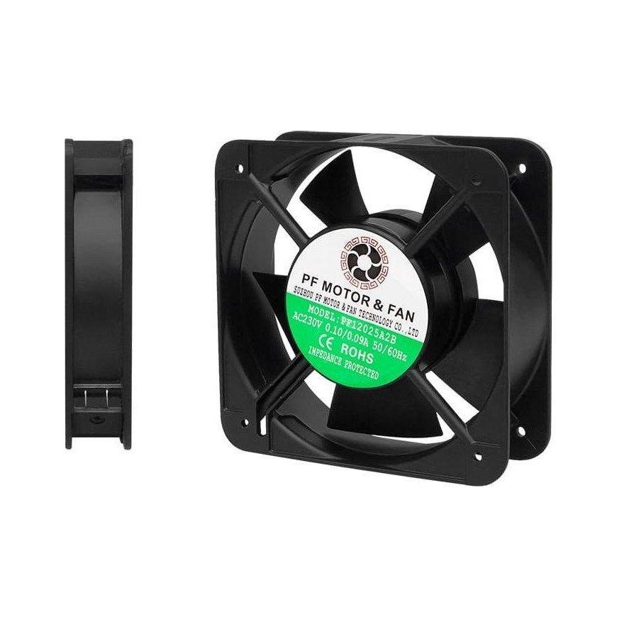 Blow Fan 120x25mm 230V ball. TERMINAL