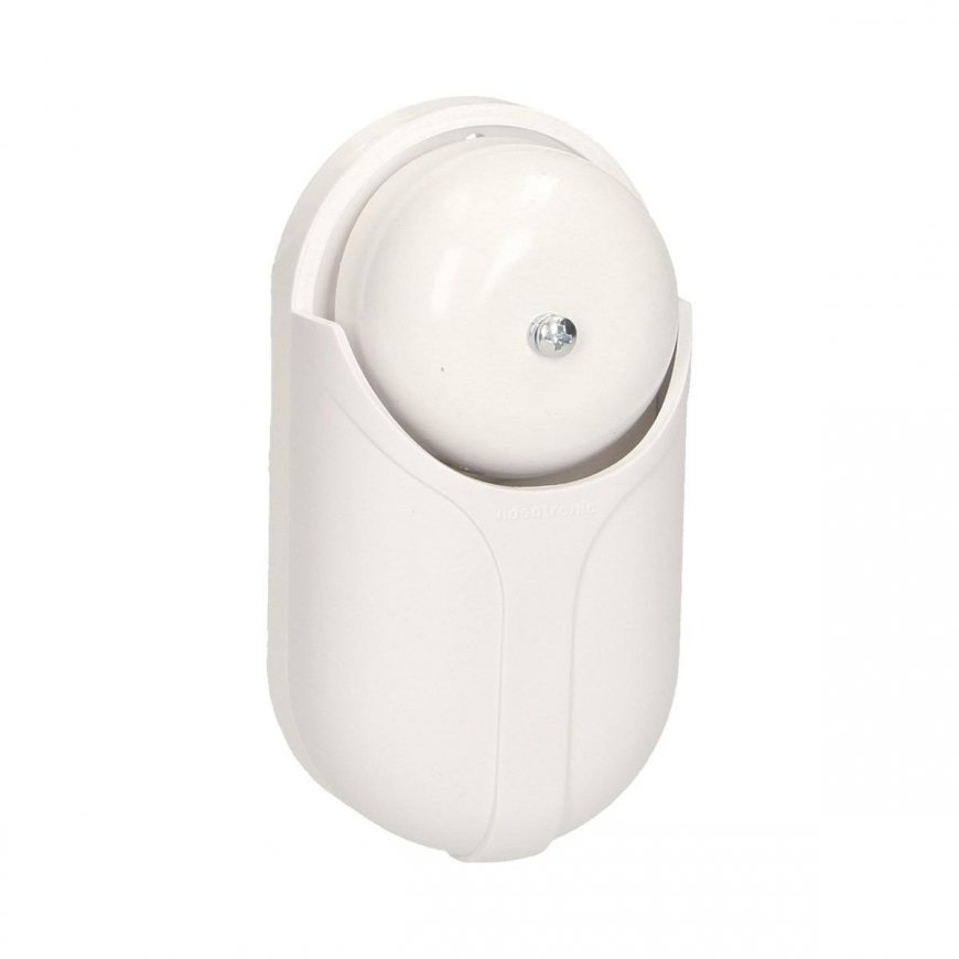 Orno Electromechanical one-tone bell STANDARD BIS (cup) 8V, white – 2