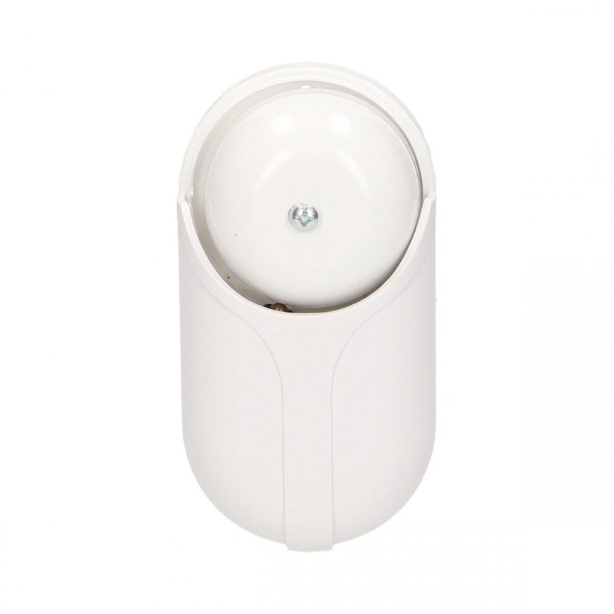 Orno Electromechanical one-tone bell STANDARD BIS (cup) 8V, white – 3
