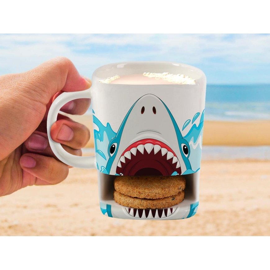 Itotal Mug Itotal Shark, with cookie