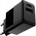 FoneKit Double 20W charger, USB-C + USB-A, black FoneKit Double 20W charger, USB-C + USB-A, black