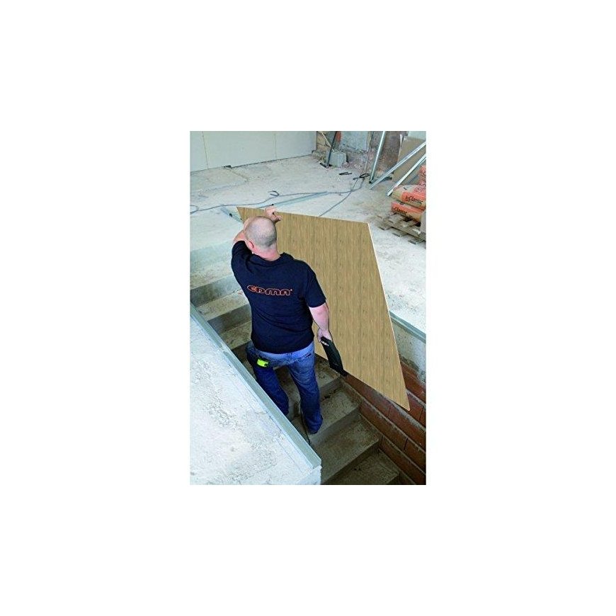 Gipskartonio plokštės nešimo rankena, palstikinė Edma (plokštę gali nešti vienas žmogus) – 4