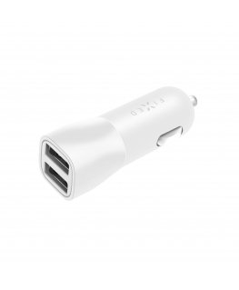 Fixed Car Charger Dual White, 15