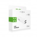 Fixed Car Charger Dual White, 15