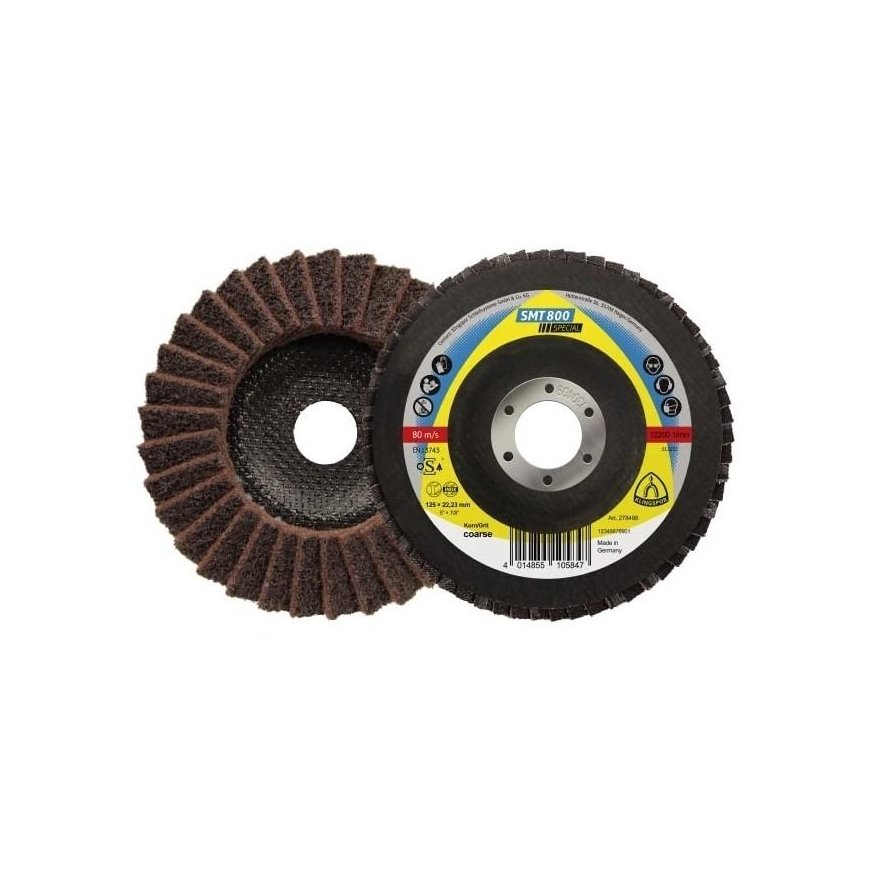 Grubus veltinio šlifavimo diskas KLINGSPOR SMT800 125x22,23mm – 2