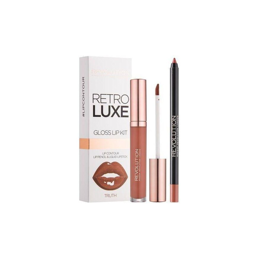 „Makeup Revolution Retro Luxe“ rinkiniai, metaliniai, verti – 2