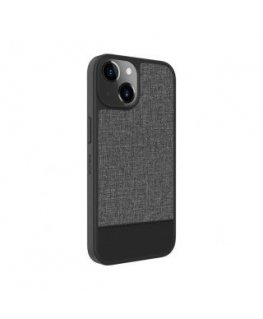 Evelatus Apple iPhone 15 Plus Plactic Leather Magsafe Back Cover Gray