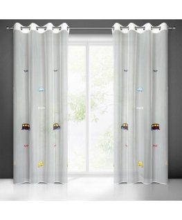 Eurocurtains FOR/ALVIN/B+NIE 140X250 TRANSPARENT