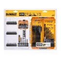 Drilled Dewalt drill and twist bit set, 57 pcs. Drilled Dewalt drill and twist bit set, 57 pcs.