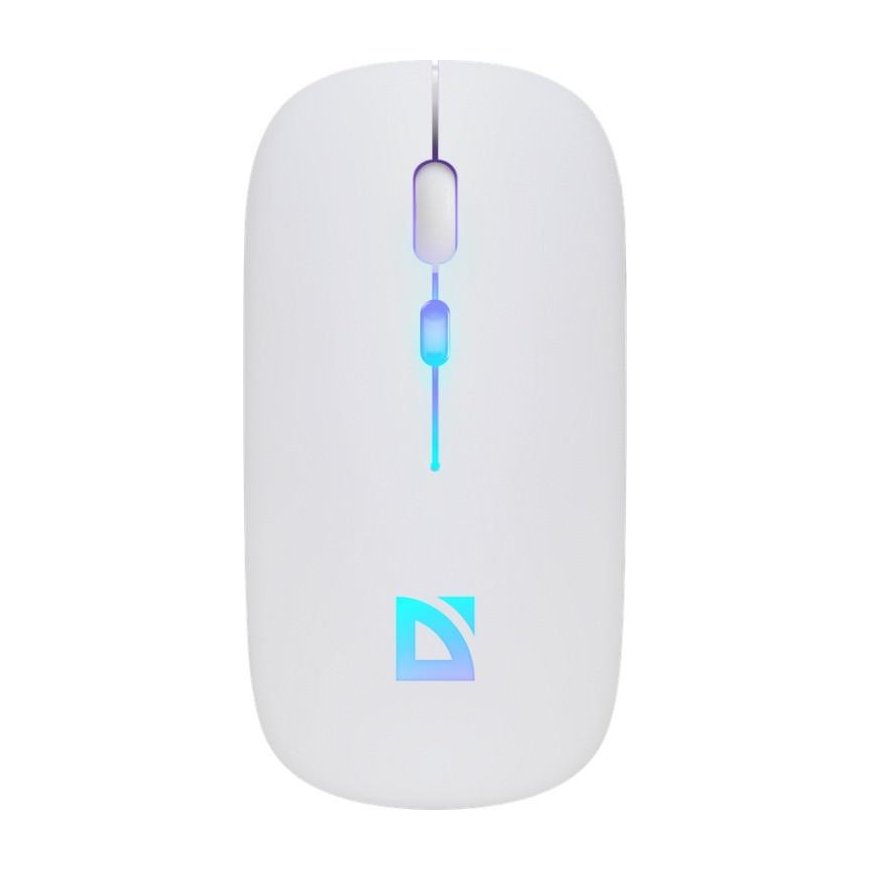 Mouse Defender Wireless mouse Defender TOUCH MM-997 optical 1600dpi 2.4 GHz + Bluetooth white RGB battery bezklikowa silent – 4