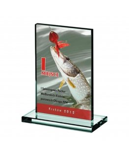 Tryumf LuxorJet color printing glass trophy