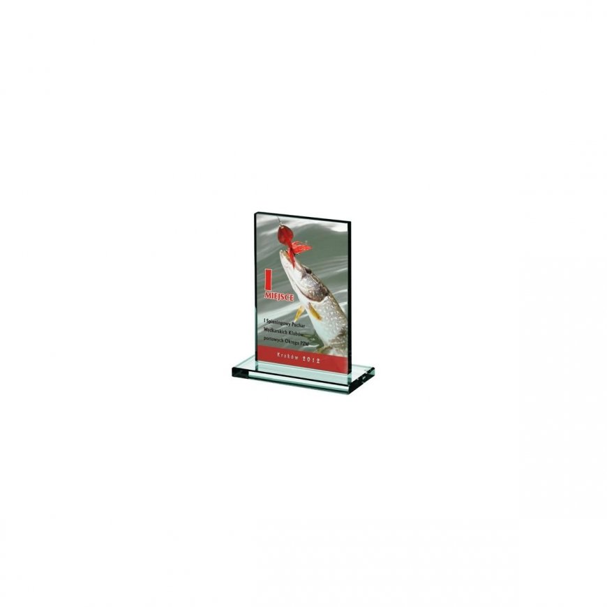 Tryumf LuxorJet color printing glass trophy – 2