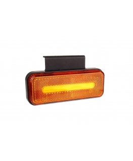 LED prošvaisa lempa amio om-02-o, stačiakampė, oranžinė