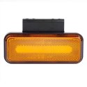 LED clearance lamp amio om-02-o, rectangular, orange