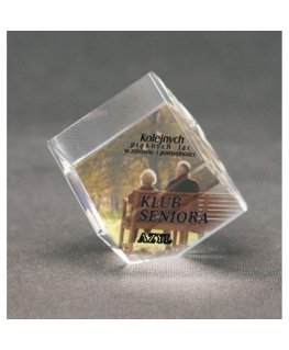 Tryumf LuxorJet color printed glass trophy and case