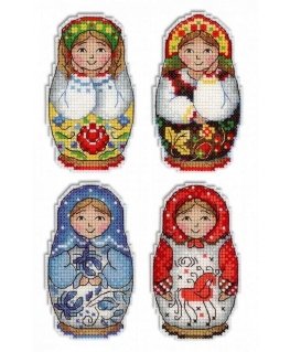 Beldizart Russian dolls. Magnets SR-337