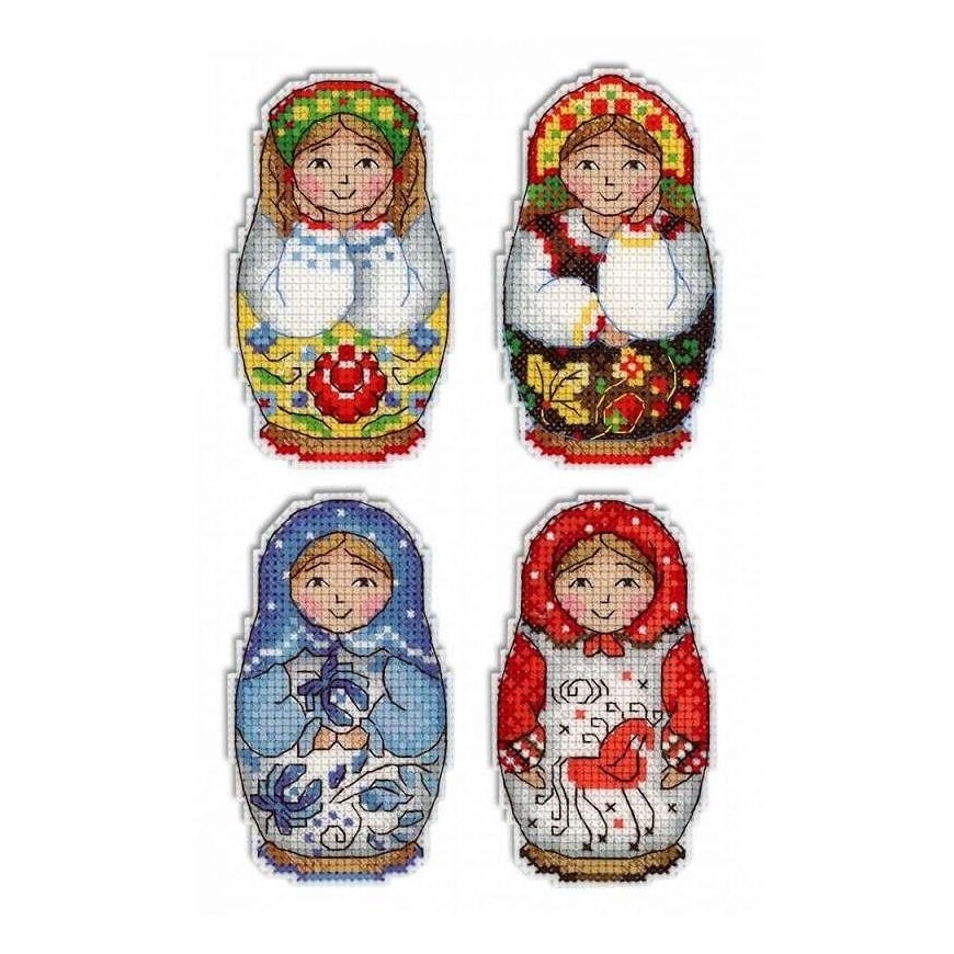 Beldizart Russian dolls. Magnets SR-337