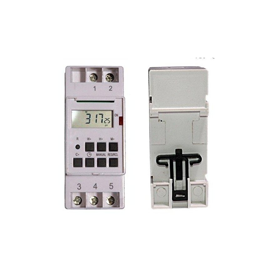 MACLEAN MCE09 Maclean MCE09 Programmable Digital Timer Switch Time Relay Switch DIN – 3
