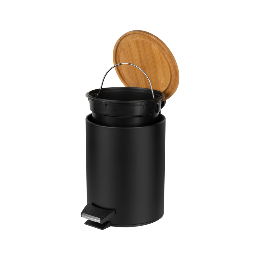 Teesa Dustbin łazienkowy 3 l (black) – 2
