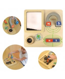 Linksma magnetinė mokomoji Masterkidz kompaso lenta