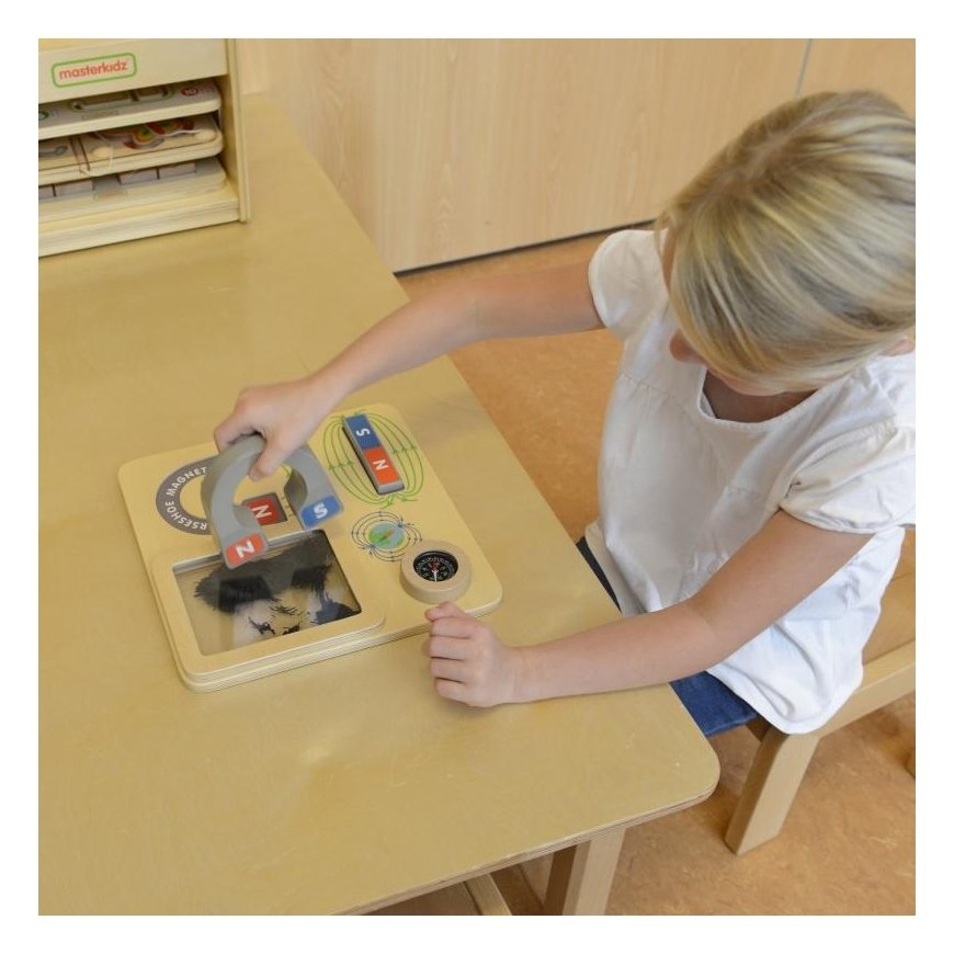 Linksma magnetinė mokomoji Masterkidz kompaso lenta – 4