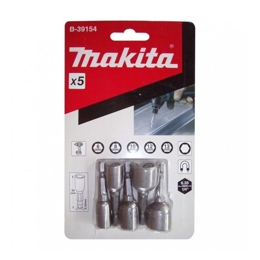 Set of 5 magnetic rotary heads MAKITA B-39154 – 2