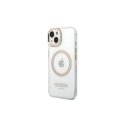 Guess GUHMP14SHTRMD iPhone 14 6.1 "gold / gold hard case Metal Outline Magsafe