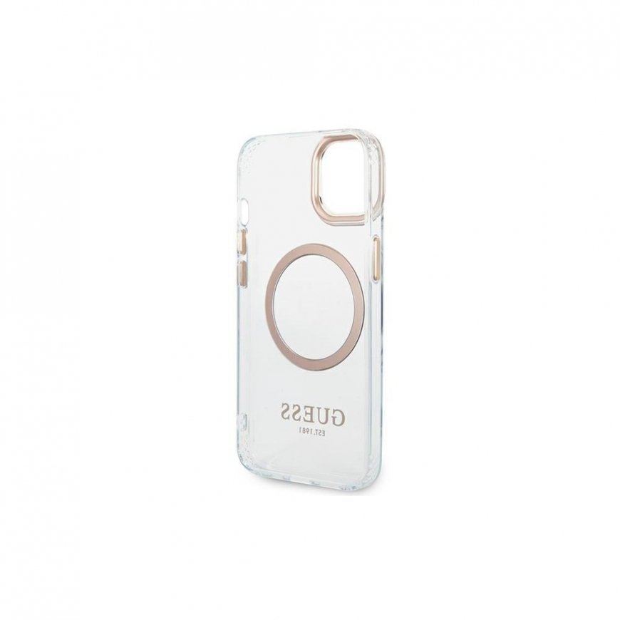 Guess GUHMP14SHTRMD iPhone 14 6.1 "gold / gold hard case Metal Outline Magsafe – 3