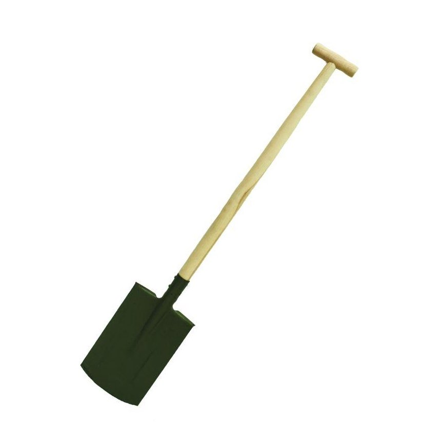 POLSKA 12338 Straight shovel with wooden handle 117 cm