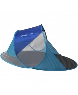 Enero Camp NAMIOT PARAWAN PLAŻOWY SAMOROZKŁADAJĄCY 190X120X90/70CM MĖLYNA POP-UP