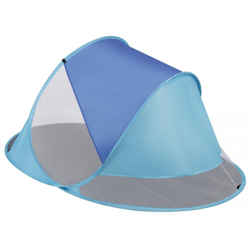 Enero Camp NAMIOT PARAWAN PLAŻOWY SAMOROZKŁADAJĄCY 190X120X90/70CM BLUE POP-UP – 5