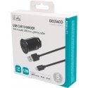 Deltaco USB-CAR130 mobiliojo įrenginio kroviklis Universalus Juoda Cigarų pridegiklis Automatinis Deltaco USB-CAR130 mobiliojo įrenginio kroviklis Universalus Juoda Cigarų pridegiklis Automatinis