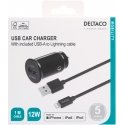 Deltaco USB-CAR130 mobiililaitteen laturi Universaali Musta Tupakansytytin Auto Deltaco USB-CAR130 mobiililaitteen laturi Universaali Musta Tupakansytytin Auto