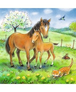 Ravensburger 8029 dėlionė 49 vnt Gyvūnai