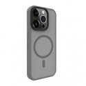 Evelatus Apple iPhone 15 Pro Max Hybird Case With Magsafe PC+TPU Silver