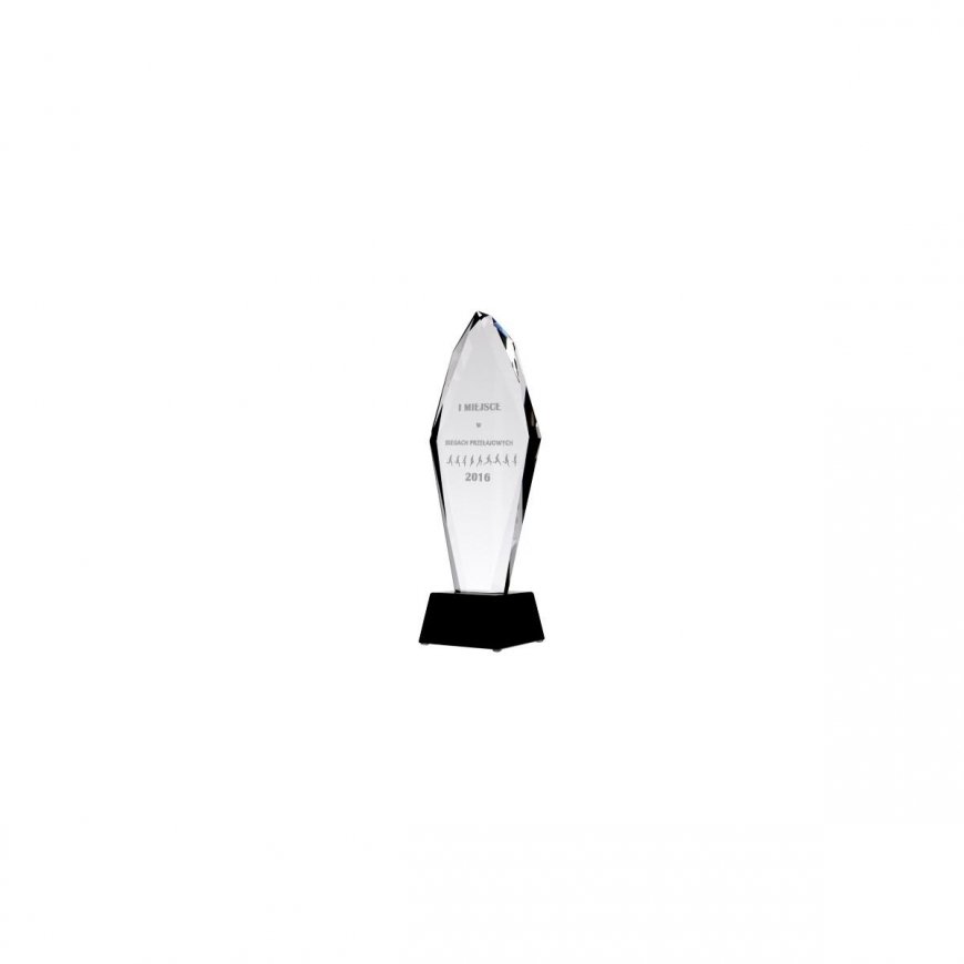 Tryumf Graviruotas stiklo trofėjus H 31 cm – 2