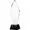 Tryumf Engraved glass trophy H 31 cm Tryumf Engraved glass trophy H 31 cm