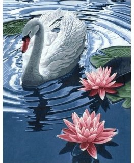 Beldizart Princesė Swan 38 x 48 cm WD241
