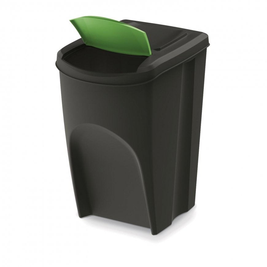 Prosperplast Trash can Keden SORTI BOX - black recycling – 5