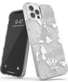 Case Adidas Adidas OR SnapCase Camo iPhone 12/12 Pro transparent / white 43705